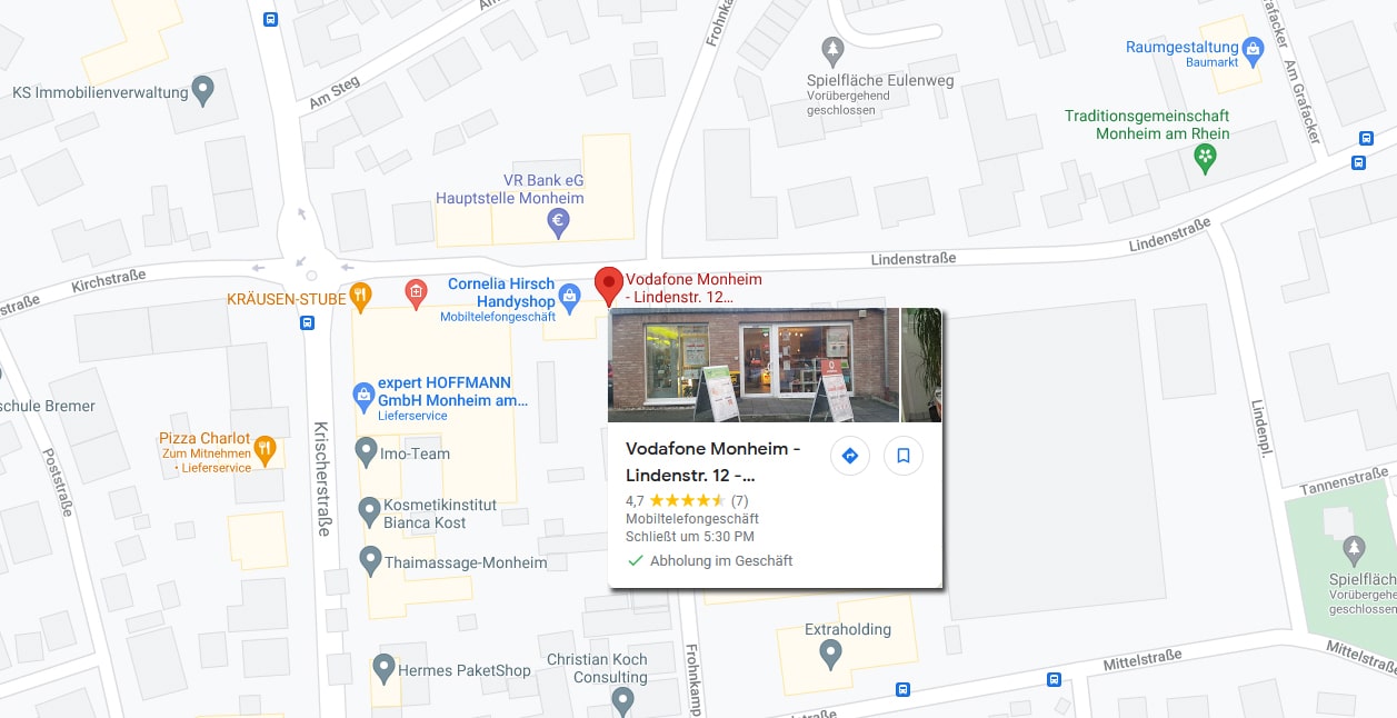 Vodafone Monheim - handy4more - Lindenstr. 12 - 40789 Monheim am Rhein